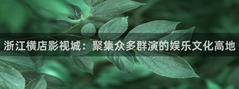 播播影院五月天：浙江横店影视城：聚集众多群演的娱乐文化高地
